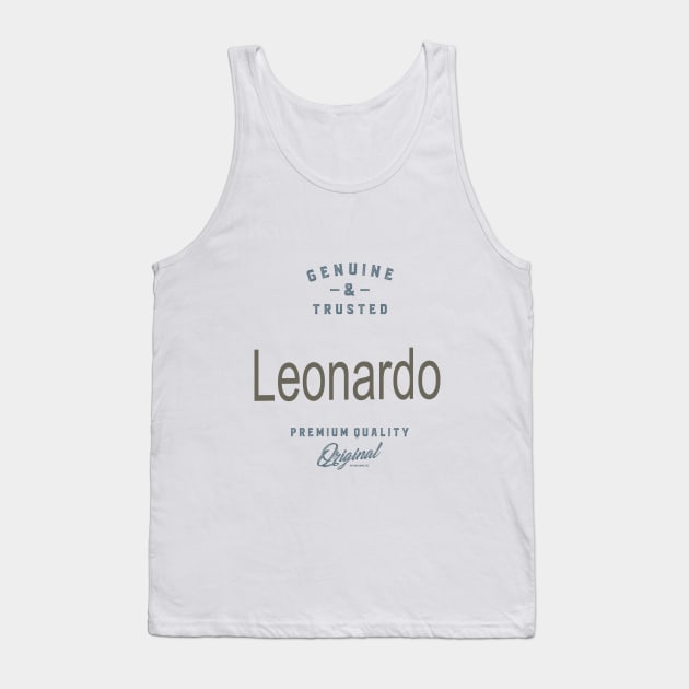 Is Your Name, Leonardo ? This shirt is for you! Tank Top by C_ceconello